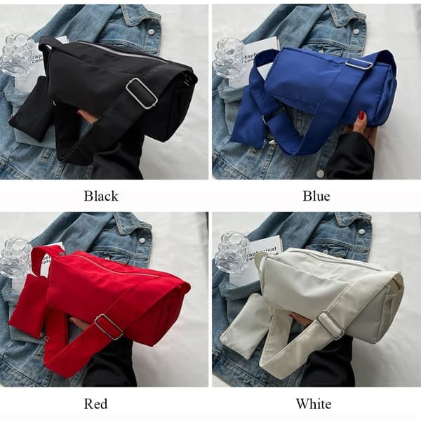 Skuldertasker Messenger Taske SORT black