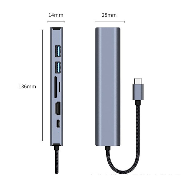 USB-C HUB USB 3.0 Expander Type-C splitter