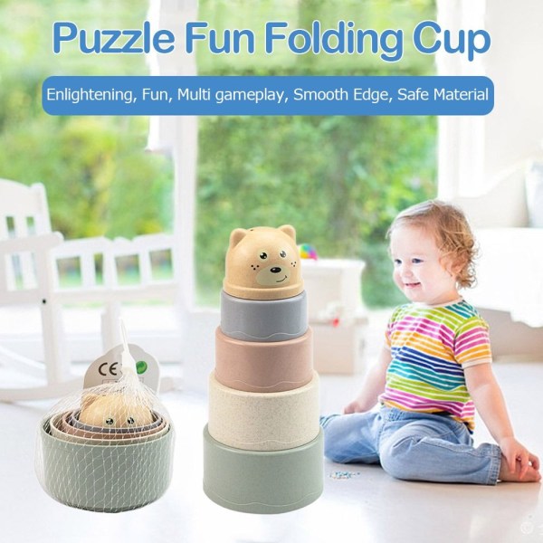 Baby stable kopper Stack Cup Legetøj STYLE-1 STYLE-1 Style-1
