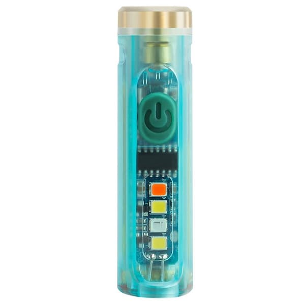 Mini-avaimenperä taskulamppu LED-lamppu VALKOINEN White