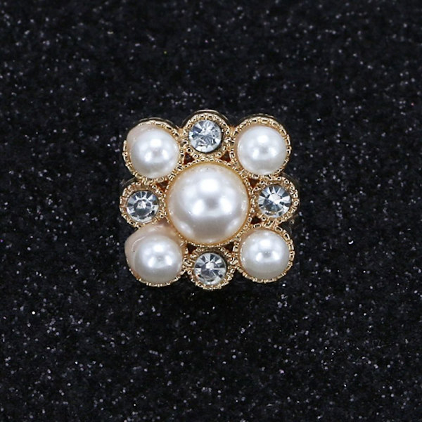 Brocher Pins Rhinestone Button 21MMC C 21MMC
