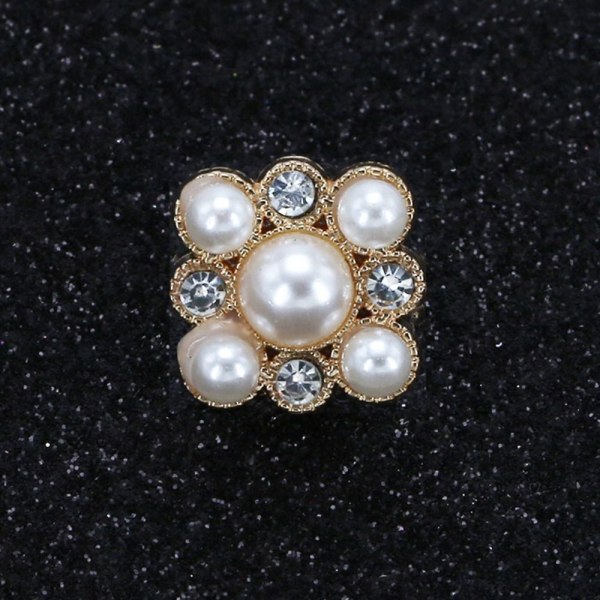 Brosjer Pins Rhinestone Button 21MMB B 21MMB