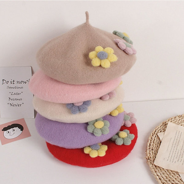 Lapset Baretit Lippalakit Lapset Taiteilijahattu BEIGE beige