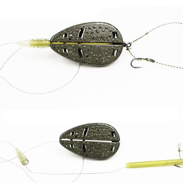 Inline Embed Feeder Inline Method Carp Fishing Feeder 25-35-45g