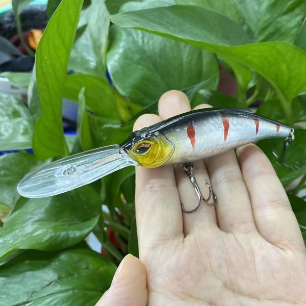 Flydende Minnow Baits Fiskekroge B B B