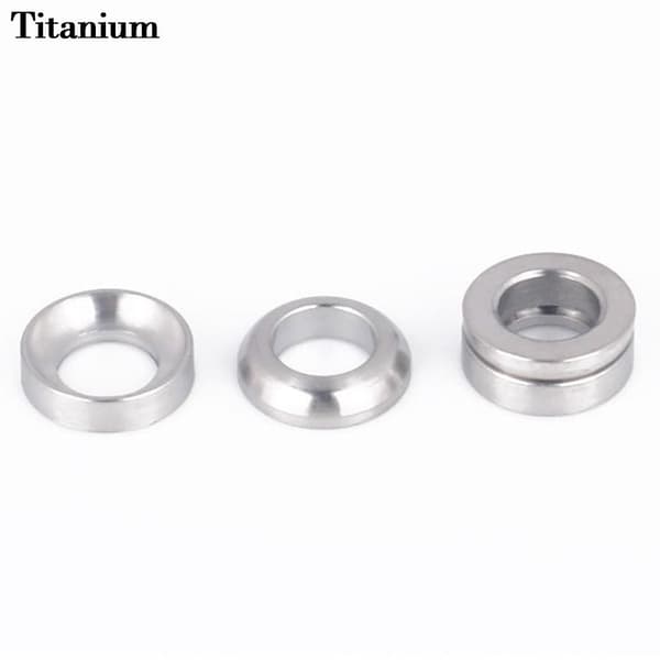1Sett Bremsecaliper Group Titanium M6 Konkav TITANIUM Titanium