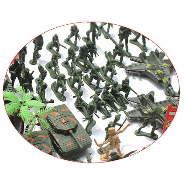 188kpl Military Playset Soldier Model Miesten leikkisetit