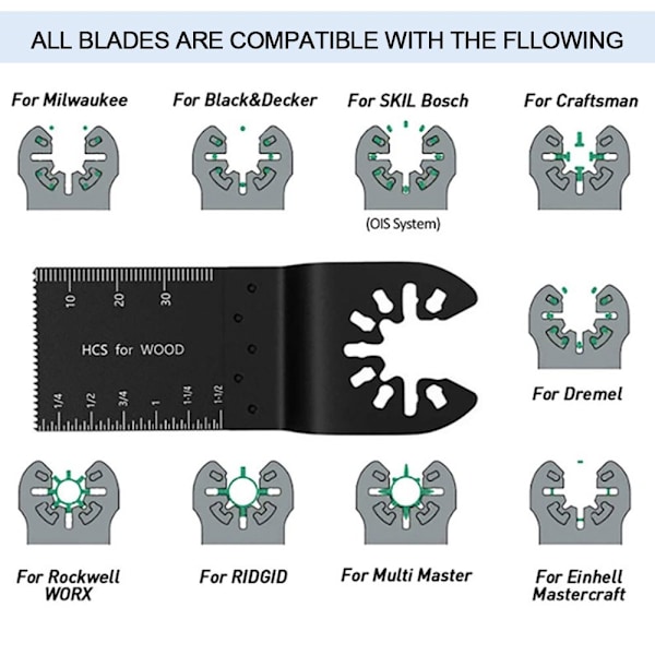 4 st sågblad Power 4 st 4 st 4Pcs