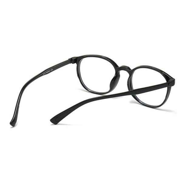 Lasten Anti-Blue Light Glasses Pyöreät silmälasit MUSTA Black