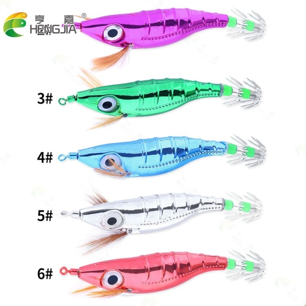 væv Blækspruttekrog Octopus Bait 5 FARVE 5 FARVE 5 color