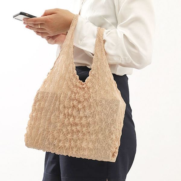 Bubble Bag Elastik Taske SORT black