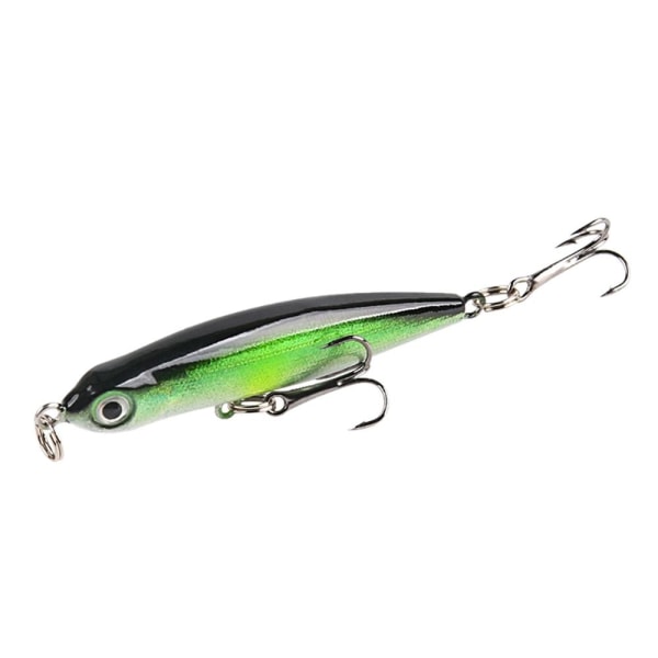 3kpl Uppoavat Minnow Wobblers -kalastusuistimet 4 4 4