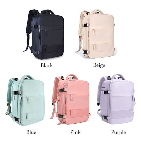 Reiseryggsekk Bagasjeveske LILLA Purple