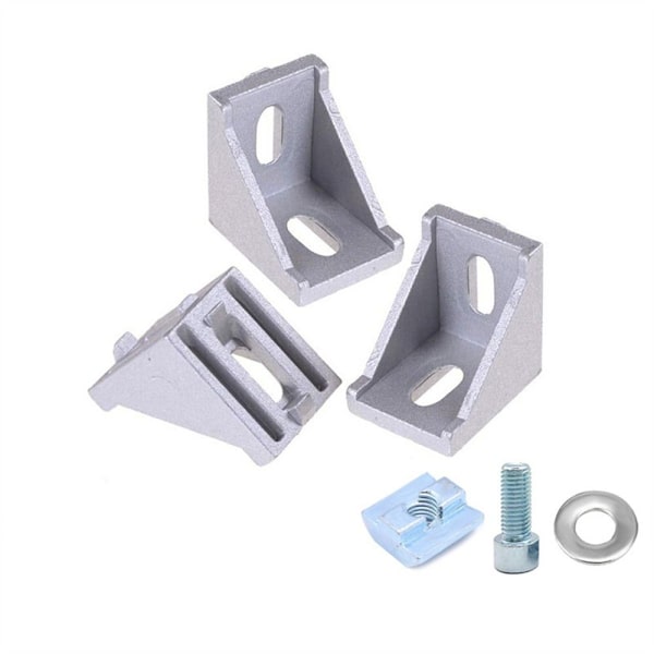 20Sets Corner Liitin Alumiiniprofiililiitin Set Corner