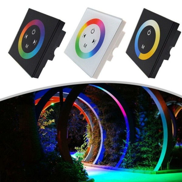 LED Light Bar Touch Panel Controller LED Controller Dimmer White Panel RGB-Panel RGB
