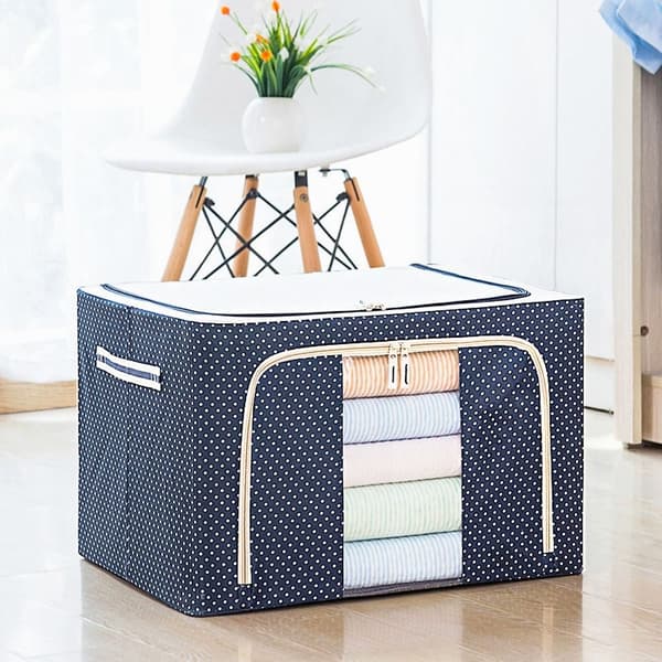 Förvaringslåda Quilt Baina Box BLÅ blue