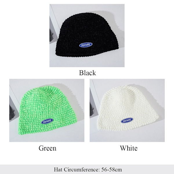 Neulottu Bucket Hat Fisherman's Cap VALKOINEN white