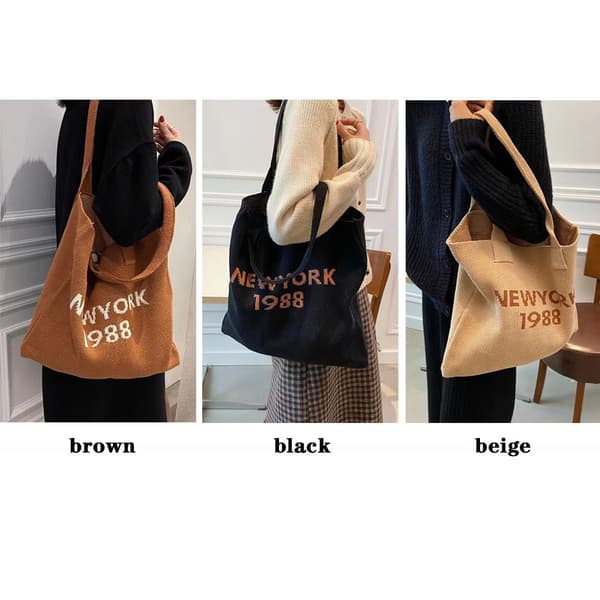 Stoffvesker Skulderveske BEIGE beige