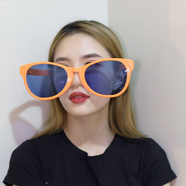 Store briller Firkantede briller ORANSJE Orange