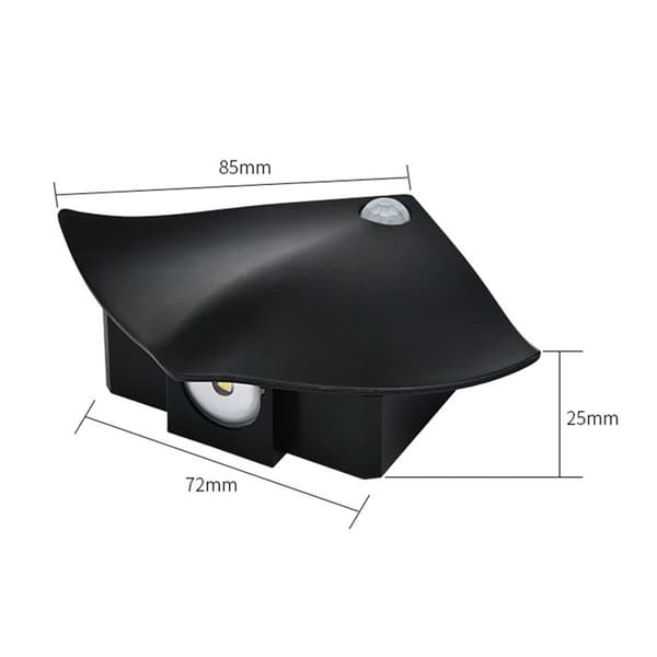 Devil Fish Intelligent Sensing Lamp Led Night Light MUSTA black Yellow light-Yellow light
