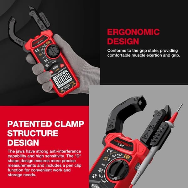 Digital klämmätare Smart multimeter HT207B HT207B HT207B