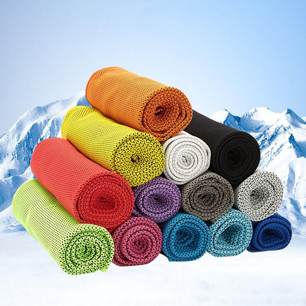 Kylmä urheilupyyhe Fitness Viileä pyyhe ORANSSI Orange