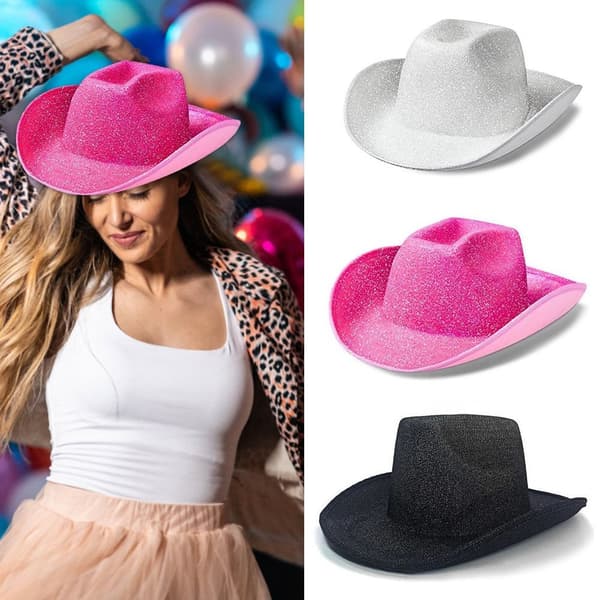 Western cowboyhatt SORT Black