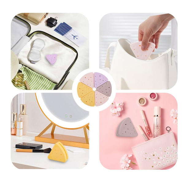 Powder Puff Opbevaringspose Vaskbar PINK Pink
