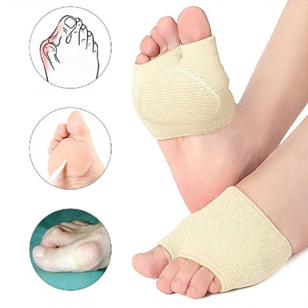 1 pari Bunion Corrector Metatarsal Pads NATURAL L NATURAL L