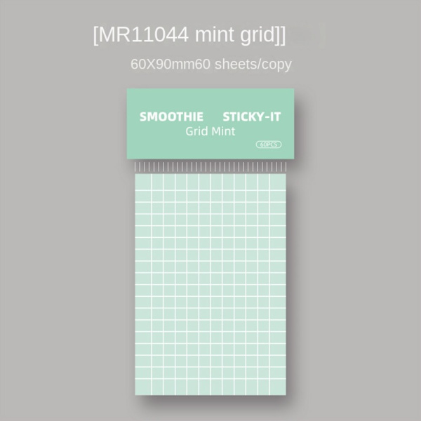 Selvklæbende Memo Pad Cute Graph Paper Sticky Notes