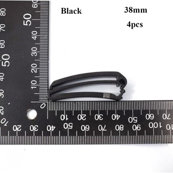 Molle Webbing Spenne Belteende Clip SORT 38MM Black 38mm