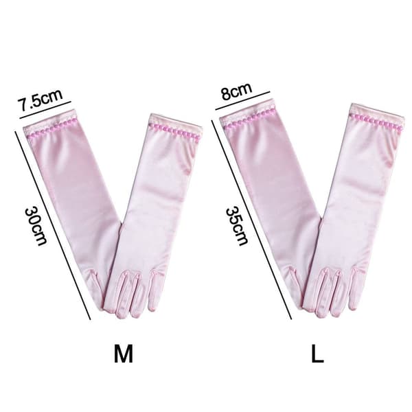 Bryllupshandsker Prinsessehandsker SORT M Black M