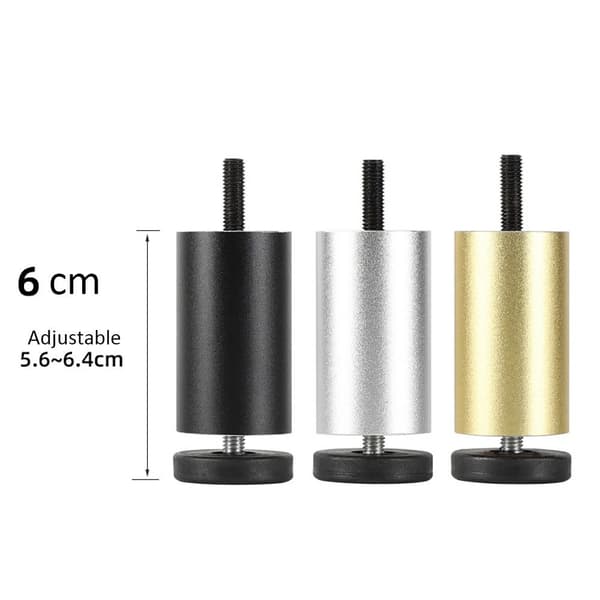 Sängmöbler Risers Antivibrationsdynor SILVER 10CM Silver 10cm