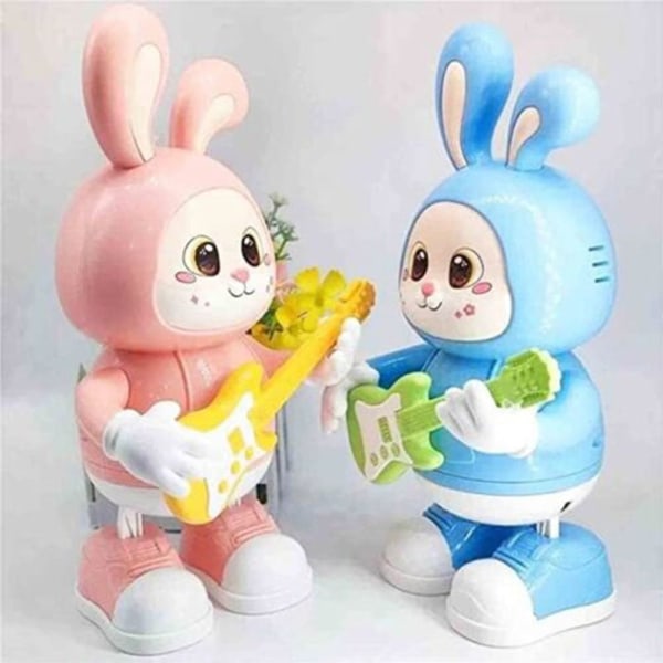 Dancing Bunny Toy Kitaristi Rabbit Dancing Toy SININEN blue