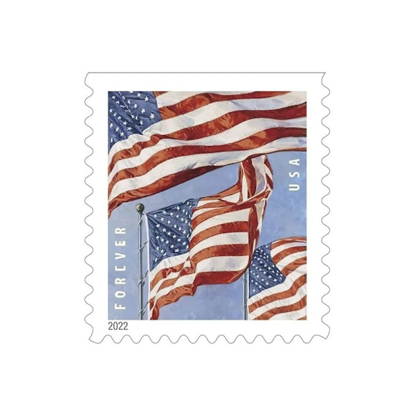 Flagfrimærke Poststempler A A A