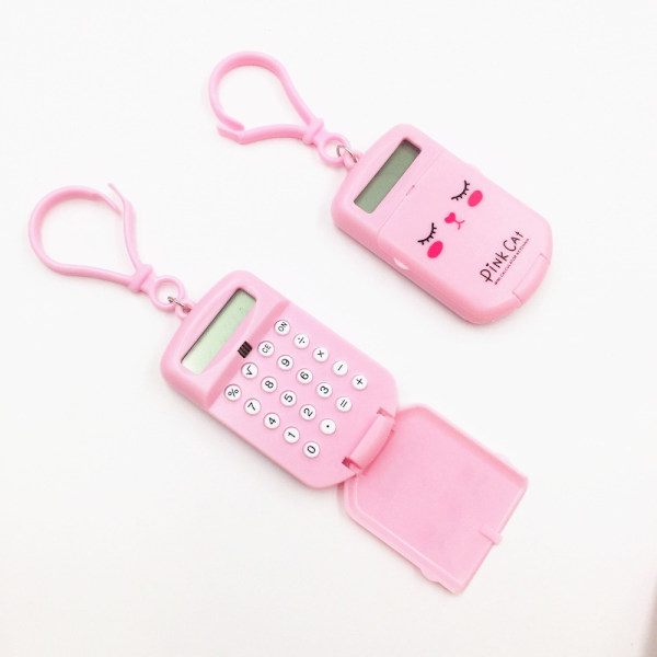 3 kpl Mini Laskin Creative Keychain HARMAA Grey