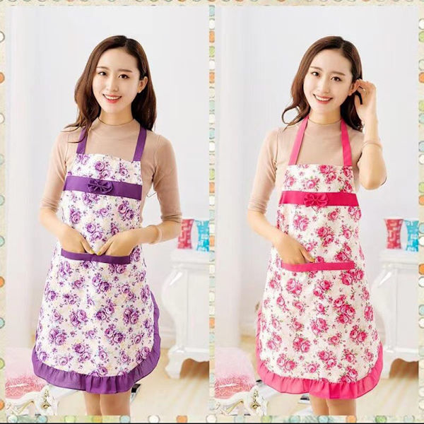 Kukkaessu Bib PURPLE Purple