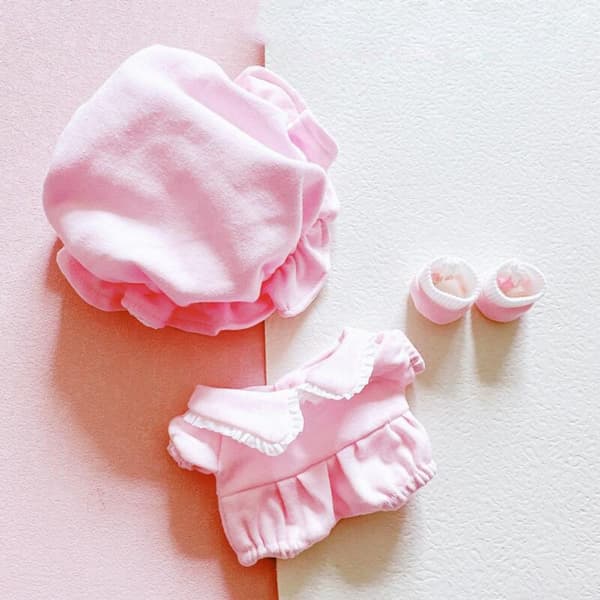 Docka Underrock Sovkläder ROSA Pink