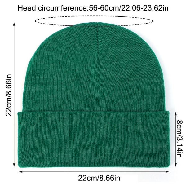 Beanie Hat Cuffed Beanie SORT GRÅ SORT GRÅ Black Gray