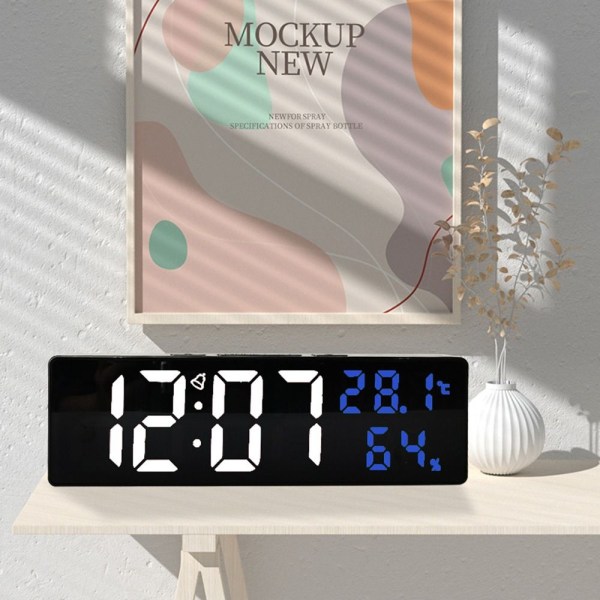 Digital Väggklocka Elektronisk LED-Klocka 2 2