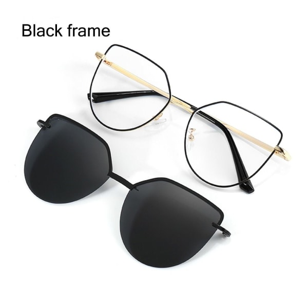 3 I-1 Cat Eye Briller Anti-Blue Light Briller SORT FRAME Black frame