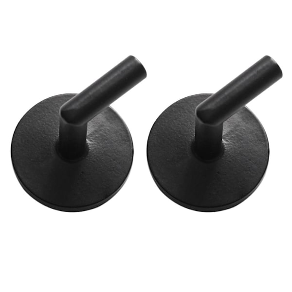 2stk Gardin Holdback Monterte Metallkroker SORT black