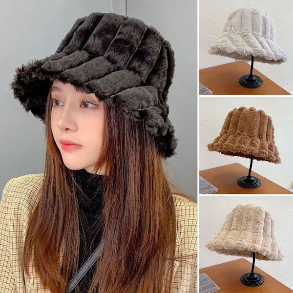 Plys Bucket Hat Fisherman Cap KAFFE Coffee