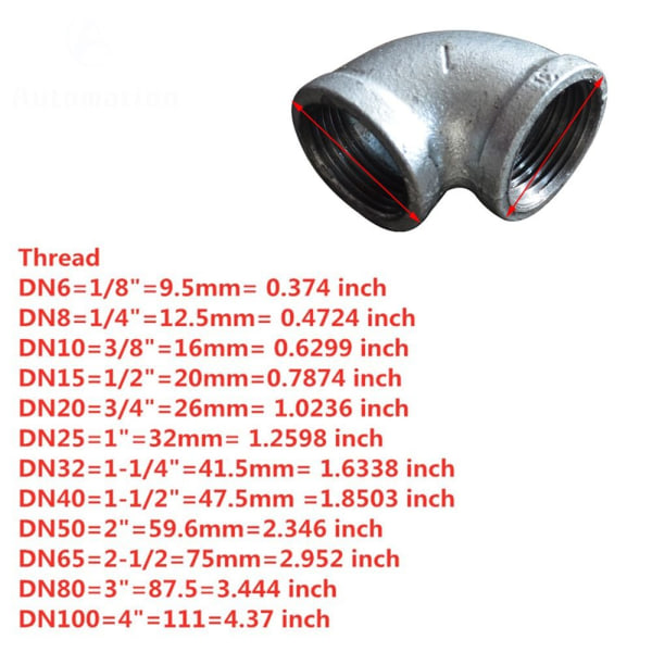 Rørfitting VVS-kobling DN20 DN20 DN20