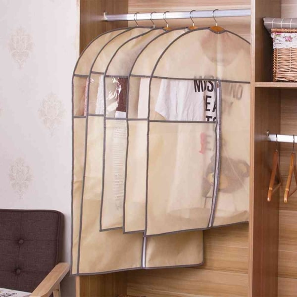 Kostym Cover Dammtät förvaring BEIGE XL beige XL