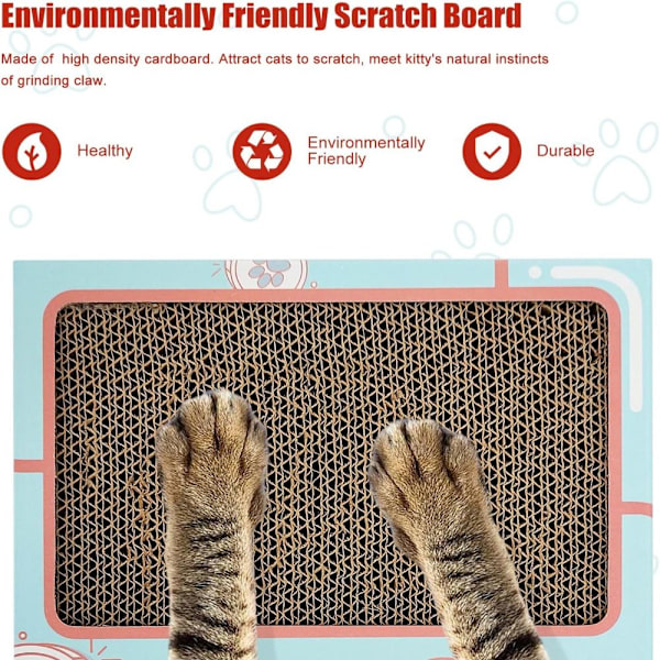 Cat Scratch Board Groundhog Cat Toy Morsomt Cat Stick Game