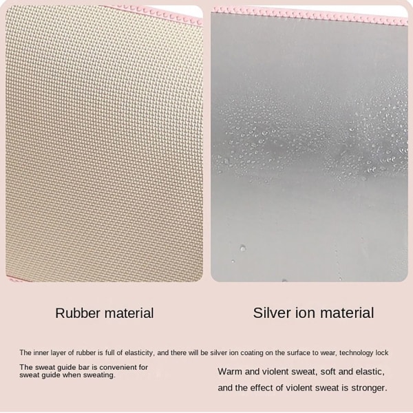 Slankende taljebælte Taljetrimmerbælte SILVER ION MATERIALE silver ion material