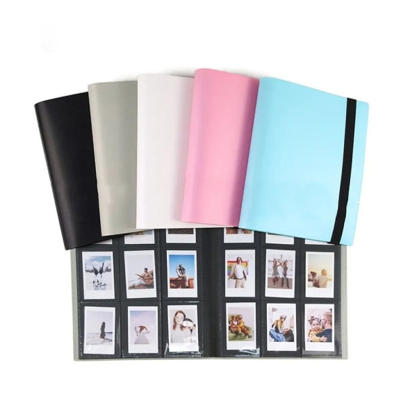 Instant Camera Photo Album 3 tommer billedlagring 160 160 Pockets-White