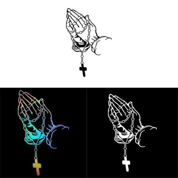5 STK Bil Sticker Glas Sticker MULTICOLOR 12X7,5CM Multicolor 12X7.5CM