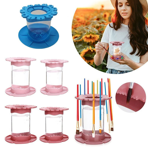 Maaliharjan puhdistusaine huuhtelukuppi PINK S Pink S